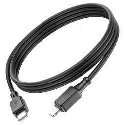 Кабель Type-C → Lightning PD 27Вт, 1м, силикон, Hoco X101