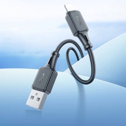 Кабель USB → Lightning, 1м, силикон, Hoco X101