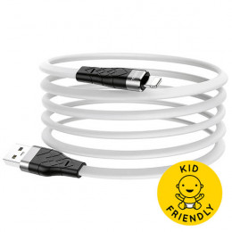 Кабель USB → Lightning, 1м, силикон, Hoco X53 Angel