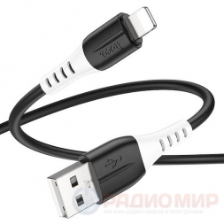 Кабель USB → Lightning, 1м, силикон, Hoco X82
