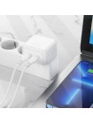 Быстрая двойная зарядка Borofone BA76A 35W с двумя USB-C портами