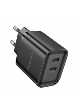 Сетевая зарядка 35Вт, 2хUSB-C, Borofone BA85A