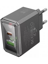 Сетевая зарядка 30Вт, USB-C + USB, Borofone BAS32A