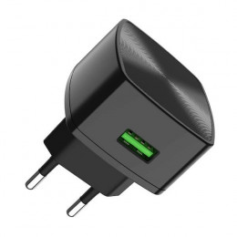 Сетевая зарядка 18Вт, USB, Hoco C70A