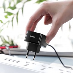 Сетевая зарядка 18Вт, USB, Hoco C70A