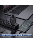 Сетевое зарядное устройство для телефона с быстрым зарядом, USB,18W, Hoco C72Q