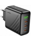 Сетевое зарядное устройство HOCO CS27A 67W — 3x USB-C PD + 1x USB-A QC 3.0
