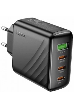 Сетевая зарядка 67Вт, 3xUSB-C + USB, Hoco CS27A