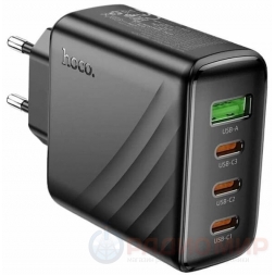 Сетевая зарядка 67Вт, 3xUSB-C + USB, Hoco CS27A