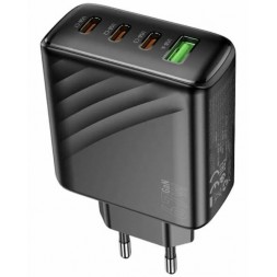 Сетевая зарядка 67Вт, 3xUSB-C + USB, Hoco CS27A