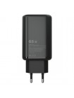 Сетевая зарядка More Choice NC79a 65W GaN, 2x USB-C + USB-A, быстрая зарядка PD