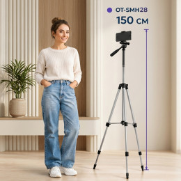 Штатив 150 см с держателем для телефона, SMH28