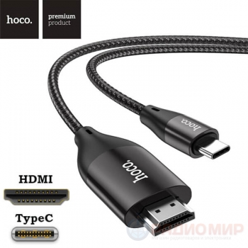Кабель-переходник USB Type-C на HDMI Hoco UA16