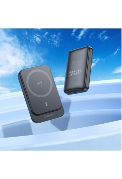 Power Bank 10000 мАч, PD 20W + QC 22.5W + Qi 15W — Borofone BJ63A