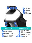 Повербанк 80000мАч PD+QC 22.5W Borofone BJ65B с фонарем и дисплеем