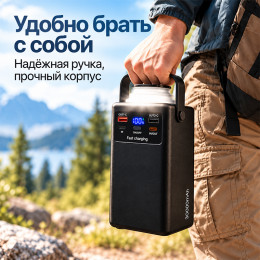Повербанк 30000 мАч 20W c кабелями SMP05A