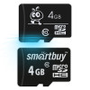 Карта памяти SmartBuy microSDHC 4GB Class 10