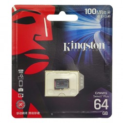 Карта памяти SD micro  64 Гб Kingston