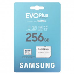 Карта памяти microSD 256Гб Samsung EVO Plus