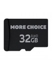 Карта памяти microSD More choice 32GB Class 10 V10 (чёрная)