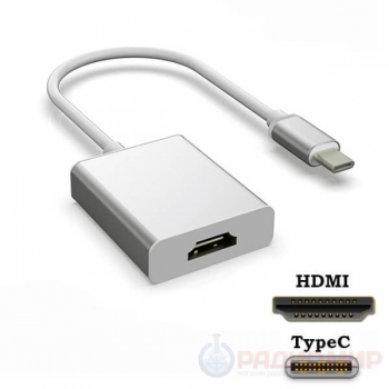 Переходник USB Type-C на HDMI Орбита AVW54