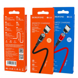 Кабель USB → Type-C, 1.2м, магнитный, Borofone BU16