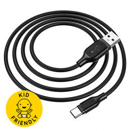 Кабель USB → Type-C, 1м, силикон, Borofone BX42