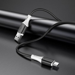 Кабель USB → Type-C, 1м, силикон, Borofone BX79