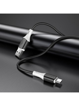 Кабель USB → Type-C, 1м, силикон, Borofone BX79