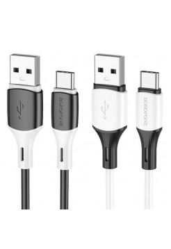 Кабель USB → Type-C, 1м, силикон, Borofone BX79