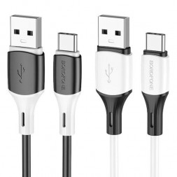 Кабель USB → Type-C, 1м, силикон, Borofone BX79
