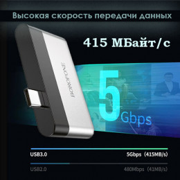Type-C → HDMI + USB 3.0 переходник Borofone DH2