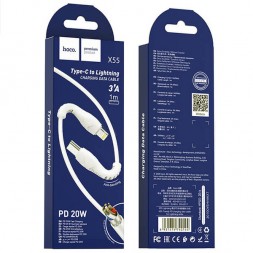Кабель Type-C → Lightning PD 20Вт, 1м, Hoco X55