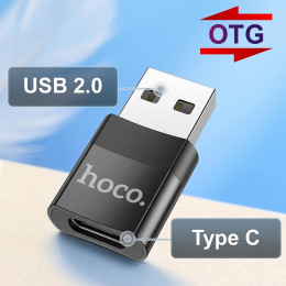 Переходник USB-A → Type-C, Hoco UA17