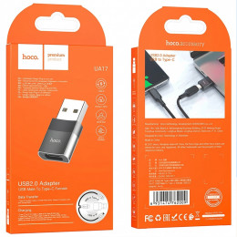Переходник USB-A → Type-C, Hoco UA17