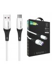 Кабель USB-A → Type-C More Choice K35a, 1м, силикон, до 3А