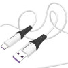 Кабель USB-A → Type-C More Choice K35a, 1м, силикон, до 3А
