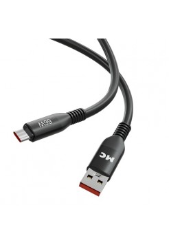 Кабель USB → Type-C, 1м | 2м, силикон, до 6А, More Choice K83a