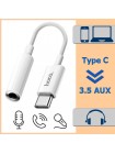 Переходник штекер Type-C - гнездо 3.5 (AUX) LS35