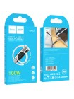 Переходник Hoco UA32 USB-C → USB-C с дисплеем, 100 Вт (Power Delivery)