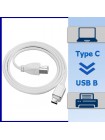 Кабель штекер Type C - штекер USB B OT-PCC29