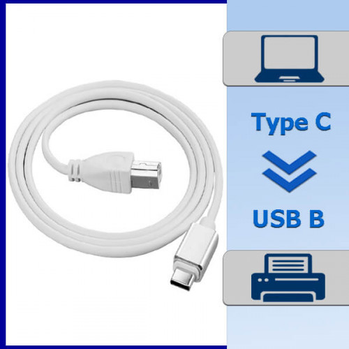 Кабель штекер Type C - штекер USB B OT-PCC29