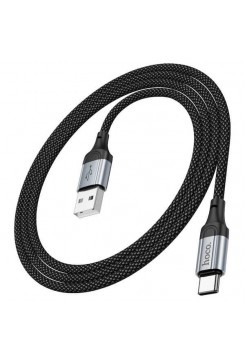 Кабель USB → Type-C, 1м, нейлон, Hoco X102