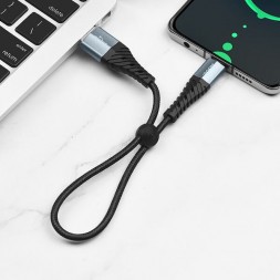 Кабель USB → Type-C, 0.25м, нейлон, Hoco X38