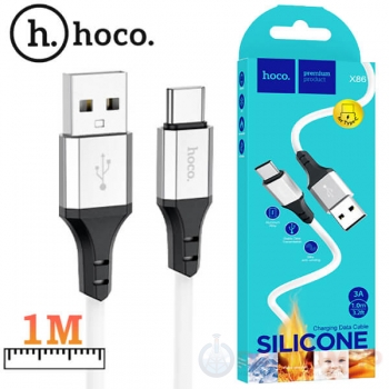 USB-C кабель для зарядки и передачи данных Hoco X86 Spear