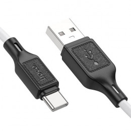 Кабель USB → Type-C, 1м, силикон, Hoco X90
