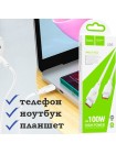 Кабель USB Type-C (штекер-штекер) Hoco X93 100W 2метра