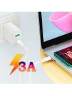 Кабель USB Type-C 60W (штекер-штекер) Hoco X93 1м | 2м