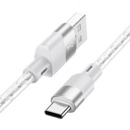 Кабель USB → Type-C, 1м, силикон, Hoco X99
