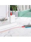 Кабель USB-A → Type-C Hoco X99 Crystal Junction, 1м, прозрачный силикон, до 3А